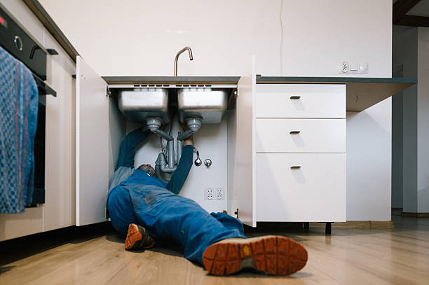 Professional Drain Cleaning technician working in North Granby, CT
